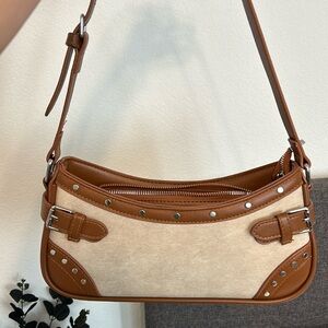 Brown shoulder bag